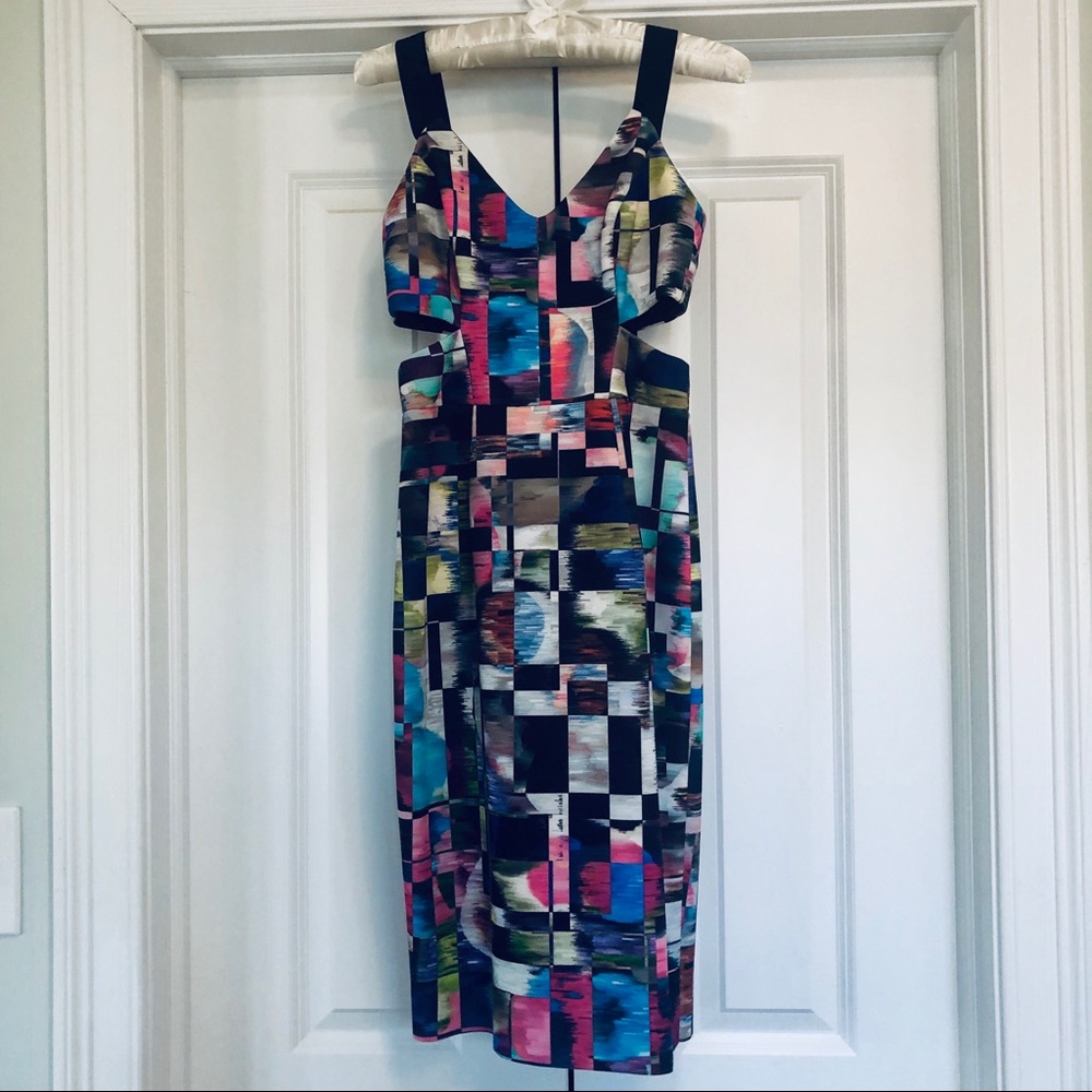 Milly Neoprene Dress with side cutouts